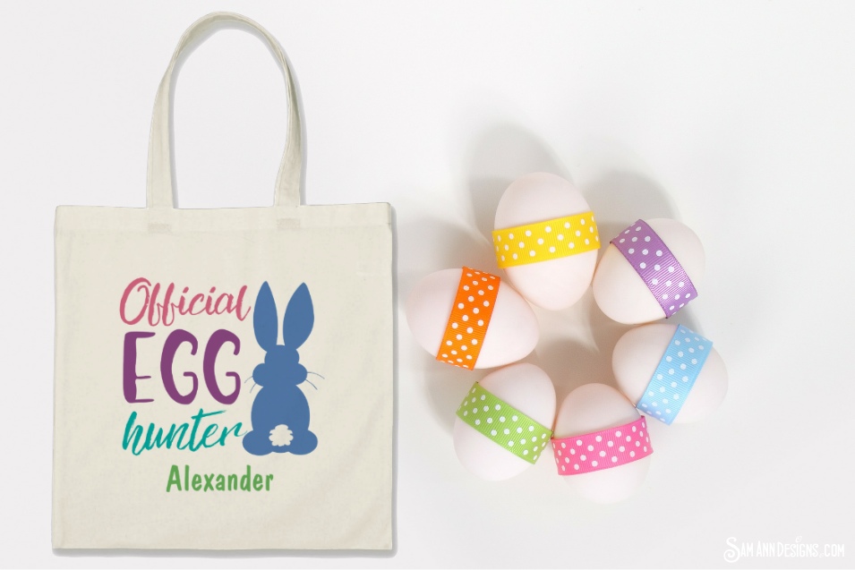 Kids Personalized Easter Bags