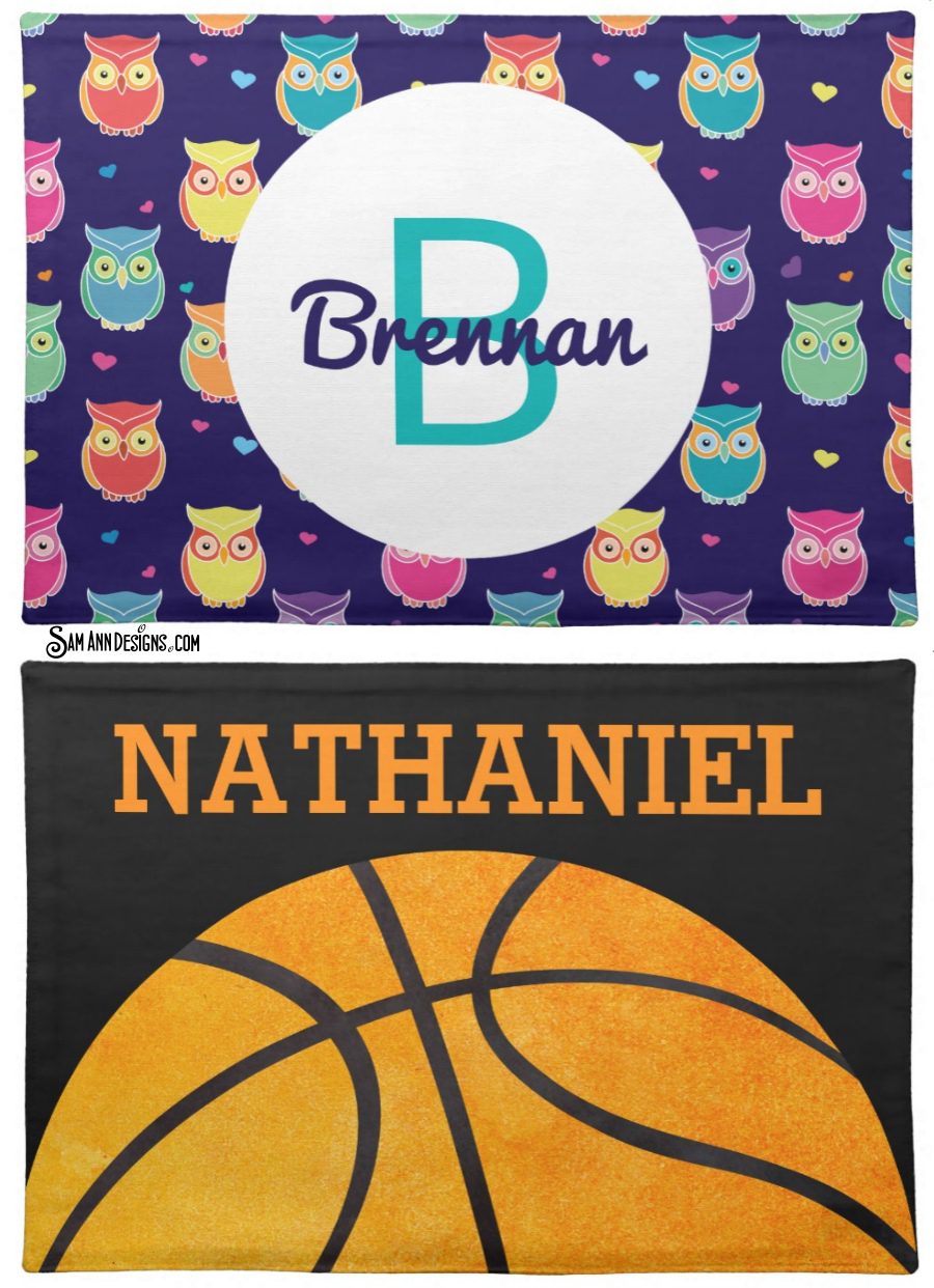 Kids Personalized Placemats