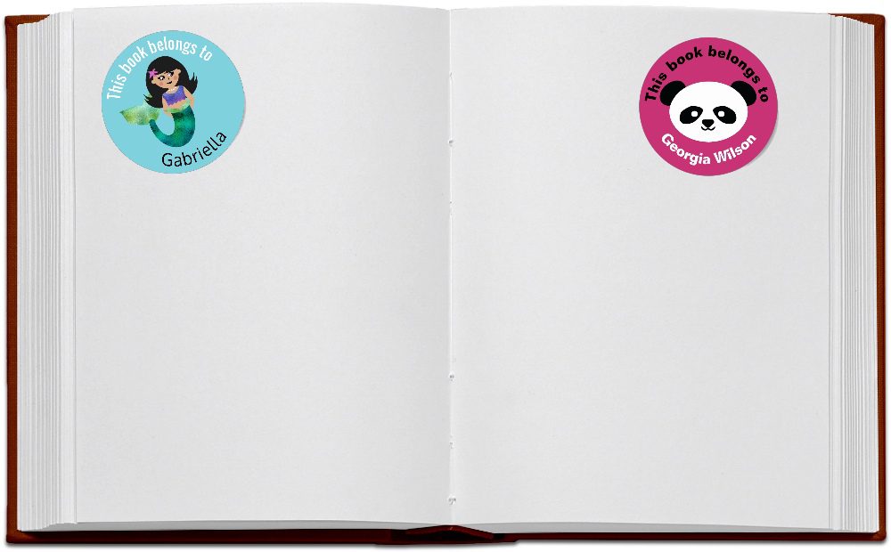 Book Belongs To Stickers