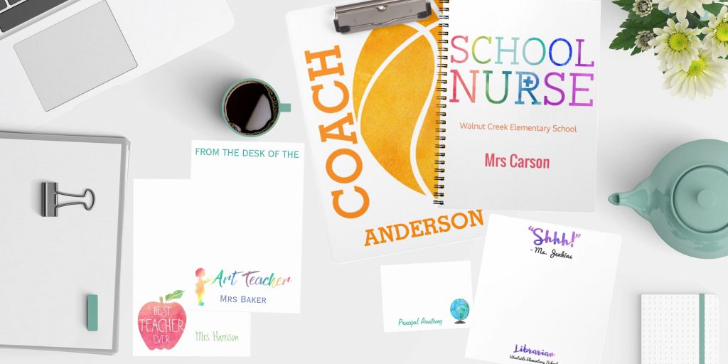 Personalized Teacher Stationery