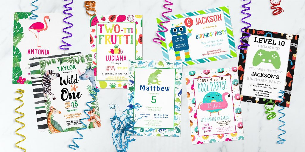 Kids Birthday Party Invitations