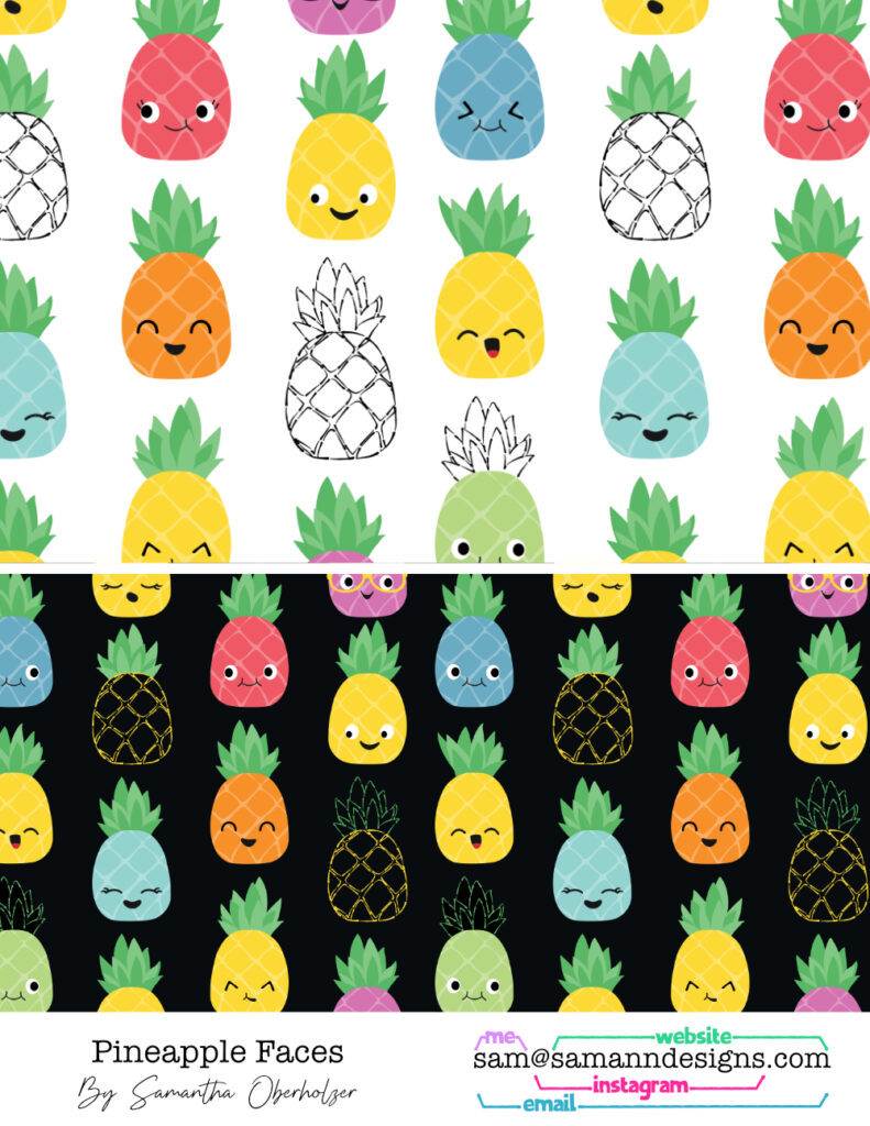 pineapple faces