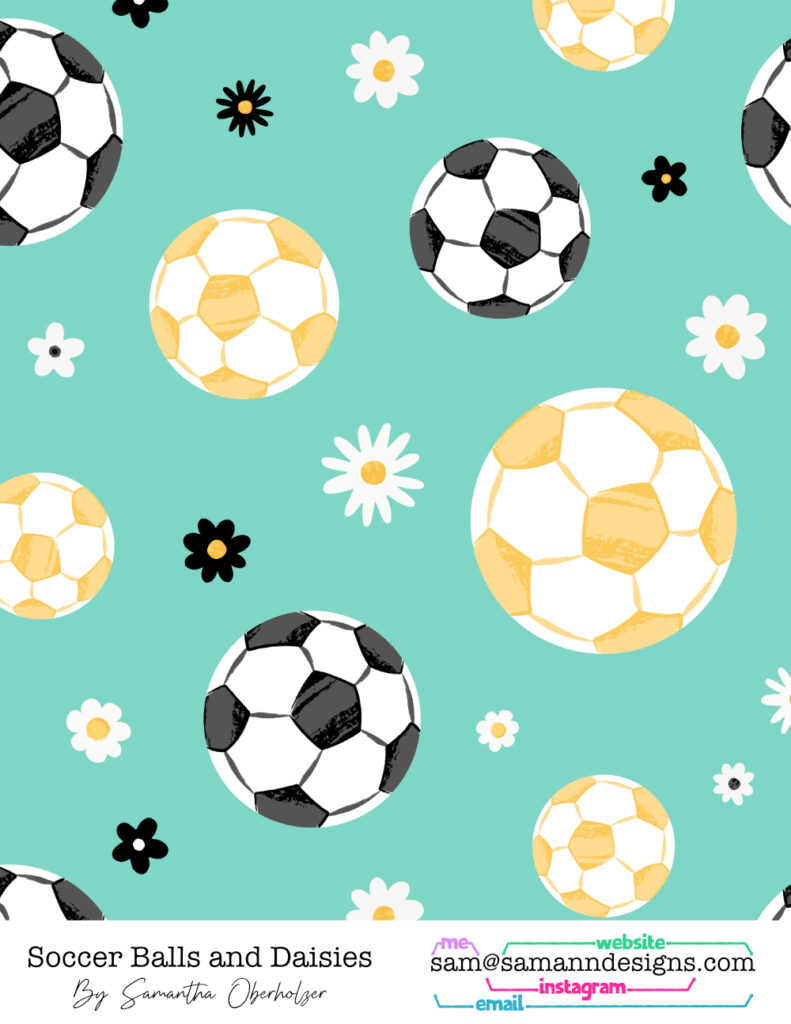 Soccer Balls and Daisies