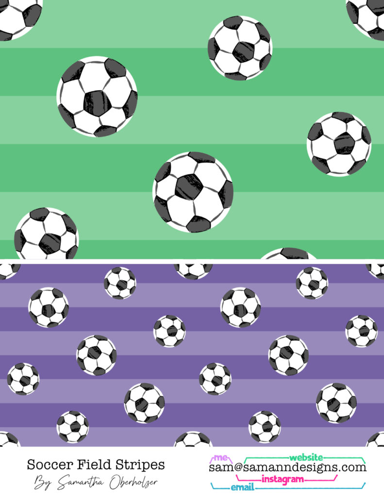 soccer field stripes